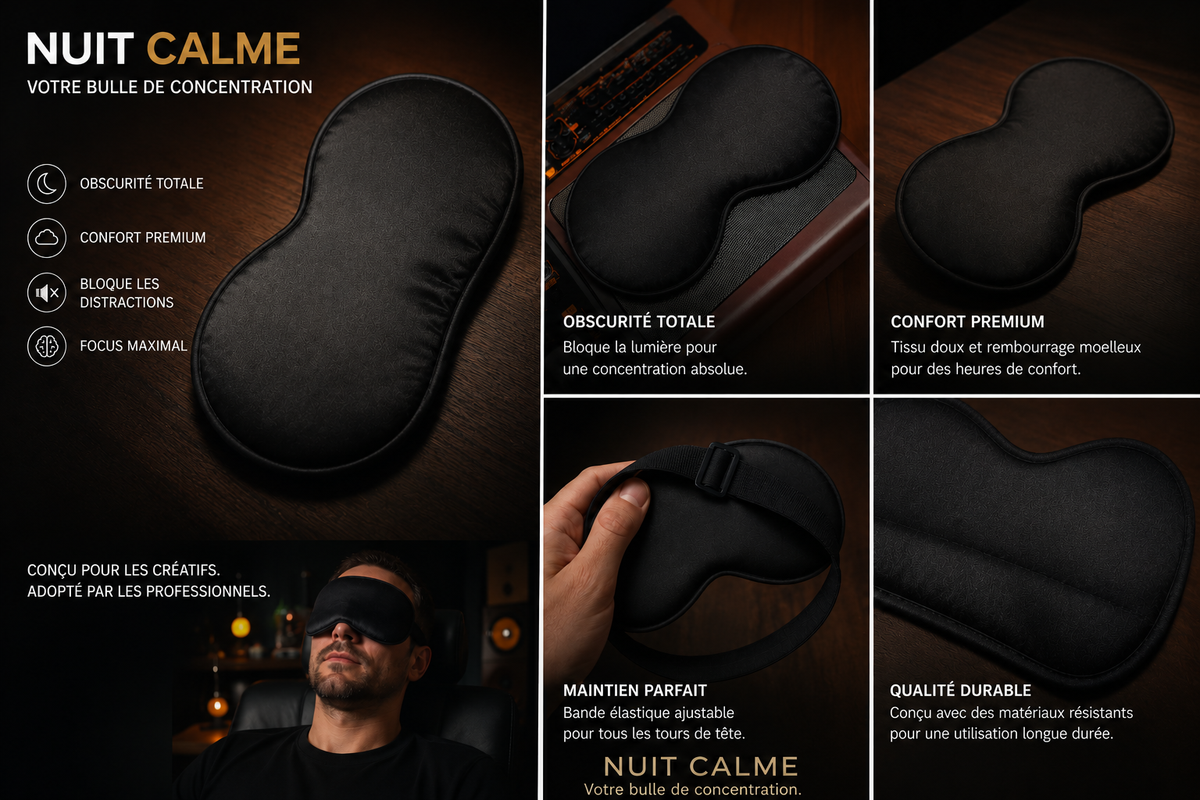 NuitCalme Club – accessoires pour le rituel du soir