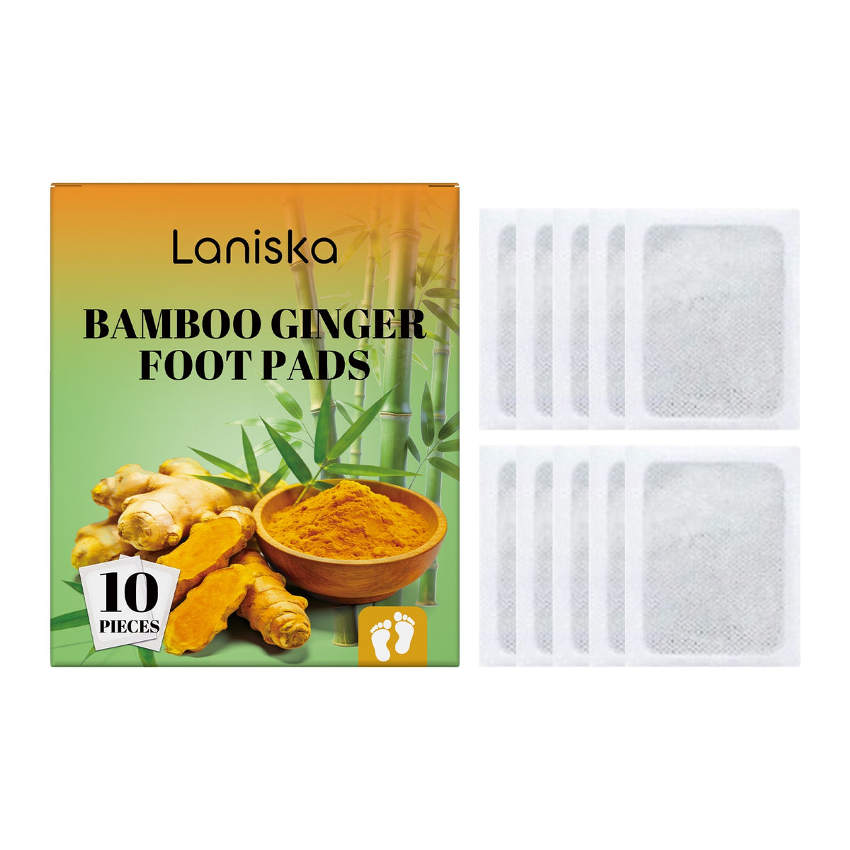 Patchs détox bambou et gingembre Laniska – vue 2
